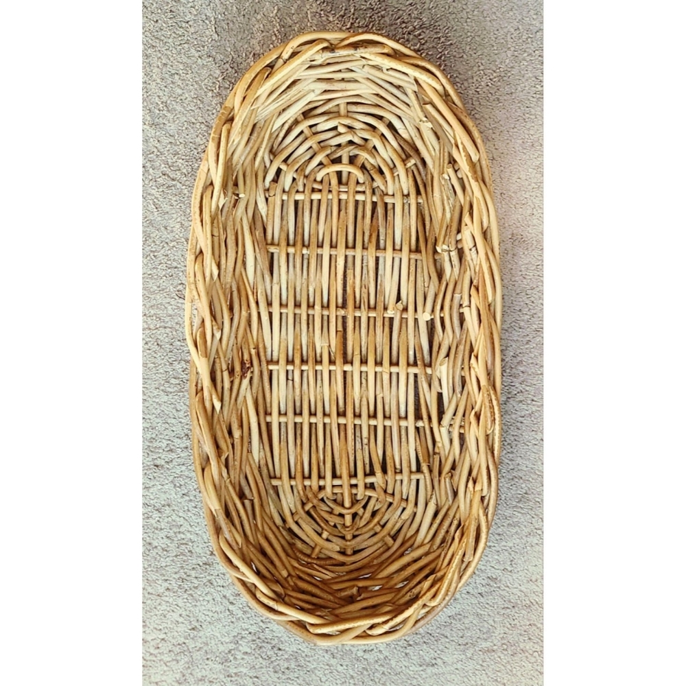 Large Woven Oval Basket